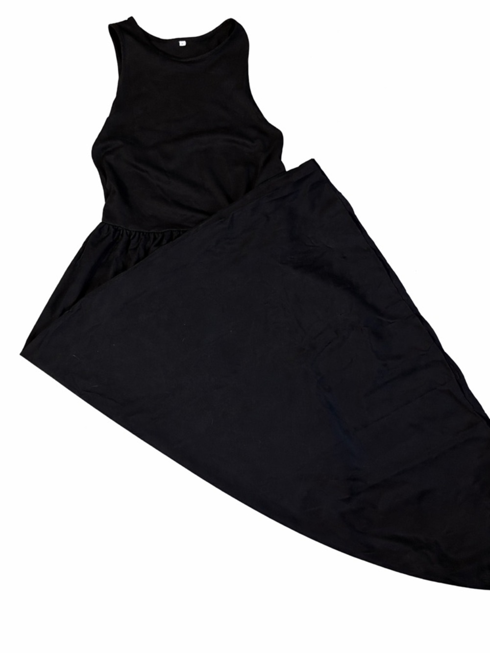 Sleeveless Black Maxi Dress